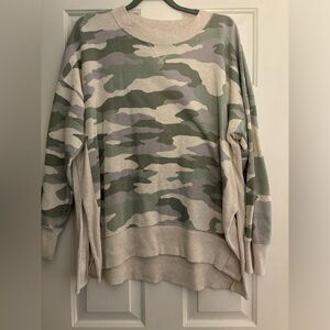 Aerie camo crewneck